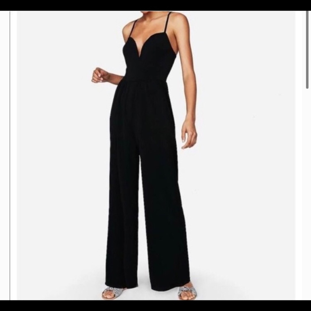 Worn once! Black jumpsuit